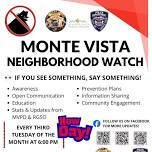 Monte Vista Neighborhood Watch Meeting