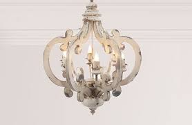Distressed Wood Chandelier
