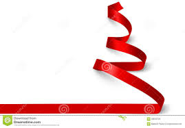 Christmas Tree Ribbon Vector Stock Vector Illustration Of Tree Card 58842725 Ribbon On Christmas Tree Christmas Tree Red Christmas