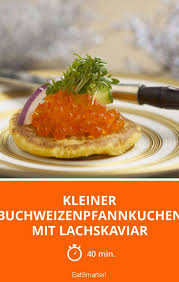 Kleiner Buchweizenpfannkuchen Mit Lachskaviar Rezept Buchweizenpfannkuchen Lachskaviar Buchweizen