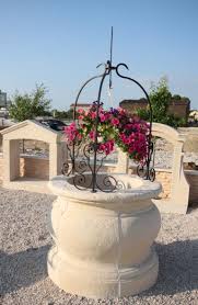 Puits Pierre Exterieur Decoration Jardin Allee Pierre Reconstituee Modele 2 En 2020 Pierre Reconstituee Deco Terrasse Exterieure Pierres Jardin