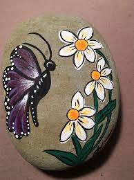 Painted Pebbles Painted Pebbles Painted Flower Pots Rock Art Pebble Art Stone Painting Boutique Hair Bow Rock Painting Designs Hand Painted Rocks Painted Rocks
