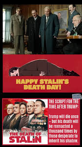 The only good dictator is a...well, you know🤭 happy 83rd anniversary of  Joseph Stalin's demise! See the 2017 film "Death Of Stalin". Laugh at the  chaos. Then look again — and recognize