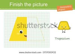 What you can do is to draw a rectangle, drag the anchors until you get a trapezoid and add a border with the same color as the fill. Trapezium Drawing At Getdrawings Free Download