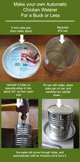 How To Make A Chicken Waterer Chicken Waterer Chicken Feeders Chicken Coop