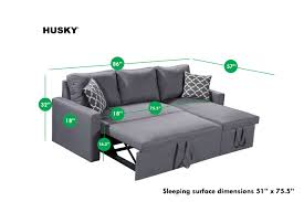 In our online store you can choose upholstered furniture of various coloring and models, different styles and types: Husky Zara Reversible Sectional Sofa 3 In 1 Sand