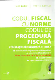 Noul cod potrivit noului cod de procedura se defineste separat domiciliul fiscal pentru creantele administrate de organul central si cele administrate de organul local, respectiv art. Codul Fiscal Cu Norme Si Codul De Procedura Fiscala Editie Tiparita Pe Hartie Alba Legislatie Consolidata Si Index Mai 2018 Evitalshop
