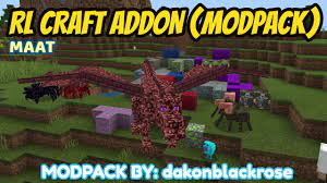 Rl craft minecraft stands for real life or realism craft minecraft. Rl Craft Addon Modpack Minecraft Bedrock Edition Pocket Edition Youtube