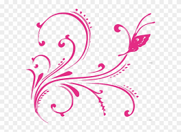 Flower pattern rose floral background wallpaper seamless vector pink blue illustration pretty spring fashion green isolated leaf bouquet summer abstract design winter art romantic beauty feminine oriental painting tropical bloom flora growth plant valentine artwork botanical decoration accent arrangement blossom caliper colorful curl curve. Pink Flower Clipart Swirl Vector Pink Border Png Transparent Png 600x531 1000673 Pngfind