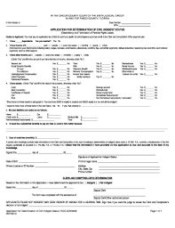 How to use indigent in a legal definition of indigent. Indigent Application Form Fill Online Printable Fillable Blank Pdffiller