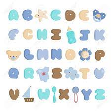 You might think that the number of males in the world is equa. Cute Baby Boy Alphabet And Elements Vector Set Royalty Free Cliparts Vectors And Stock Illustration Image 101657930