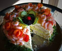 Sorgastarta Sandwich Cake Egg Salad Smoked Salmon Yummy Sandwich Cake Food Tea Sandwiches