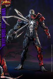 Register a free business account Spider Man Maximum Venom Venomized Iron Man Figure By Hot Toys The Toyark News