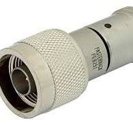 High Voltage DC Block on Inner Conductor N Male to N Female Operating From  10 MHz to 18 GHz