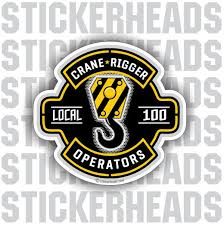 Crane Rigger Operator Sticker Riggers Crane Safety Posters