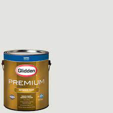 Pure white satin interior paint. Glidden Premium 1 Gal Hdgcn48 Stone White Satin Interior Paint With Primer Hdgcn48p 01san The Home Depot