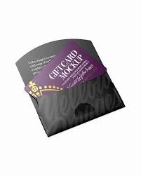 Create awesome mockups without any graphic software. Gift Card Template Psd Unique Gift Card In Envelope Mockup Halfside View Psd Template Mockup Free Psd Gift Card Envelope Template Psd Mockup Template