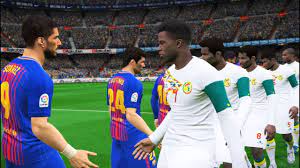 Le sénégal champion d'afrique senegal players pose for a team photograph before the caf. Fc Barcelona Vs Senegal Full Match C Kouyate Best Goal Pes Gameplay Pc Youtube