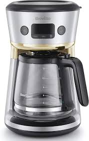 Maybe you would like to learn more about one of these? Buy Breville Mostra Easy Measure Filter Coffee Machine 12 Cup Programmable Coffee Maker 1 8l Jug Built In Water Filter Freshness Indicator Delay Timer Silver Gold Vcf115 Online Shop Electronics Appliances