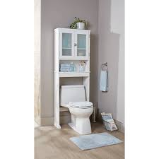 Better Homes Gardens Harborough Over The Toilet Bathroom Space Saver With Three Fixed Shelves White Walmart Com In 2020 Bathroom Space Saver Bathroom Space Bathroom Design