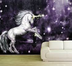 Teenager tapete jugendzimmer mädchen : Vlies Tapete Xxl Poster Fototapete Kinderzimmer Einhorn Lila Kinder Poster Fototapete B Wie Bilder De