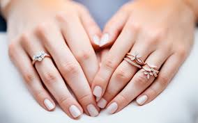 Personalized Engagement Wedding Ring Sets