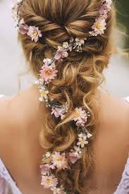 44 Inspiring Spring Wedding Hairstyles Wedding Hair Flowers Flowers In Hair Hair Styles