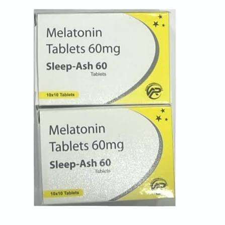 Melatonin Sleep-Ash 60 mg Tablet at ₹ 179.25/strip | Melatonin Tablet and Capsule in Nagpur | ID: 2858473287888