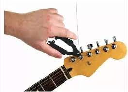 There is a lot of tension on guitar strings, and if they come loose or snap, it can hurt you can definitely change the strings of your guitar without any tools, but i recommend using a string winder to save time. How To Cut Guitar Strings Quora