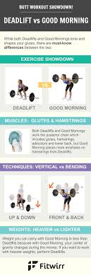 Maybe the good morning exercise with dumbbells is the exercise for you. Deadlift Vs Good Morning How Are They Different Fitwirr Barbell Deadlift Deadlift Exercise