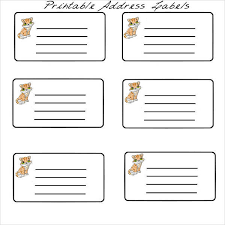 Ms address label templates work well and come in different patterns and colours. Free 6 Address Labels In Ai