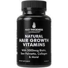 To get the proper amount of vitamin a, you should consume fatty acids. Amazon Com Natural Hair Growth Vitamins By Hair Thickness Maximizer Hair Regrowth Vitamin Supplement With Biotin 5000 Mcg Collagen Saw Palmetto Stop Hair Loss Get Thicker Hair For Men Women Made In