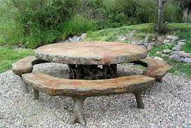 Pin By Highlands Garden On Faux Bois Concrete Concrete Outdoor Table Concrete Outdoor Furniture Faux Bois