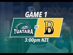 auckland tuatara vs brisbane bandits abl rd 2 game 1 tuatara game 1 baseball league