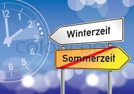 Bis zur nächsten zeitumstellung sind es noch. Winterzeit Sommerzeit Stock Vector Colourbox