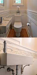 Tips on how to make plumbing pipes fit in with your interior design. Adorable Powder Room Ideas Modern Small And Decorating Ideas