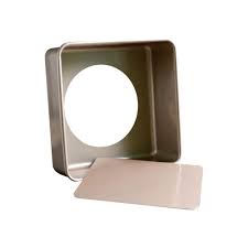 Bakerdream Square Cake Pan Nonstick Baking Pan With Removable Bottom Cake Bakeware 8inch Check This Awesome Produ Square Cake Pans Cake Pans Square Cakes