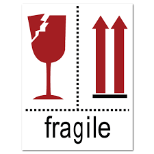 Maybe you would like to learn more about one of these? Fragile Broken Glass And Arrow Stickers