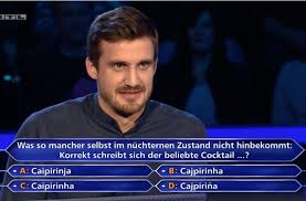 So zockte sich jan stroh zum million gewinn carries a high level of risk and may not be suitable for every investor. Wer Wird Millionar Caipirinha Und Bauchgefuhle Kultur Stuttgarter Nachrichten