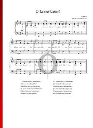Es handelt sich um eine volksweise, deren text in der heutigen form auf august zarnack und ernst anschütz zurückgeht. Oh Tannenbaum Sheet Music Piano Voice Pdf Download Streaming Oktav