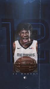 The ja morant rookie card lineup might not be getting the same level of attention as zion williamson's, but that's to be expected. Ja Morant Mempgis Wallpaper Nba Players Nba Wallpapers Nba Basketball Art
