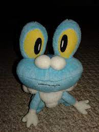 Froakie Plush Approx 8in Tall White Around Neck Is A Little Worn Besides That It S In Good Condition Pokemon Stuffed Animals Plush Pokemon