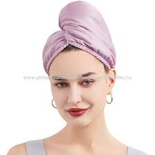 Double Layer Satin Silk And Microfiber Hair Quick Drying Hair Towel Wrap  Hair Towel Turban, Hair Drying Towel, Fast Drying Hair Wraps, Hair Towel  Wrap