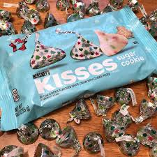 Thumbprint cookies are always a hit come christmastime, and these dreamy, melt in your mouth peanut butter cookies with a kiss inside are no exception. Hershey S Has New Sugar Cookie Kisses That Will Make The Holidays Extra Sweet
