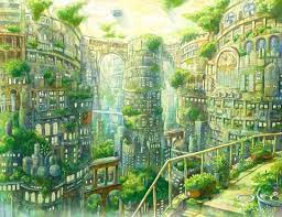 サンルーム マンション けみ猫 pixiv 水彩画 風景 ファンタジーな風景 風景の絵