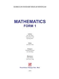 Admin thursday, march 08, 2018. Matematics Form 1 Flip Ebook Pages 1 50 Anyflip Anyflip