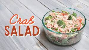 It certainly has as much protein as the real stuff, but imitation crab is fully cooked already! Chagi Crab Salad Youtube