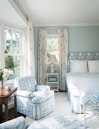 The Blue And White Club Meeting Is On The Enchanted Home Blue Bedroom Traditional Bedroom Pale Blue Bedrooms