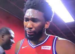 After one year of college basketball with the kansas jayhawks. Devastated Joel Embiid Was Crying After 76ers Lost In Game 7