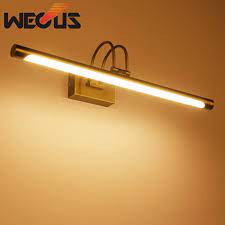 Brushed nickel bathroom mirror trend. Europe Brushed Nickel Vanity Light Vintage Led Bathroom Lamp Fittings Hotel Malon Lighting Over Mirror Cabinet Mirror Cabinet Bathroom Lampvanity Light Aliexpress